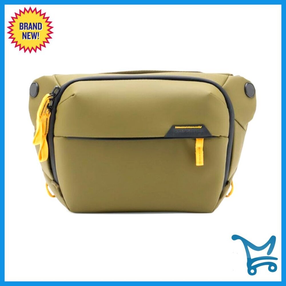 Weatherproof Crossbody Sling Bag with Adjustable Strap and Dividers